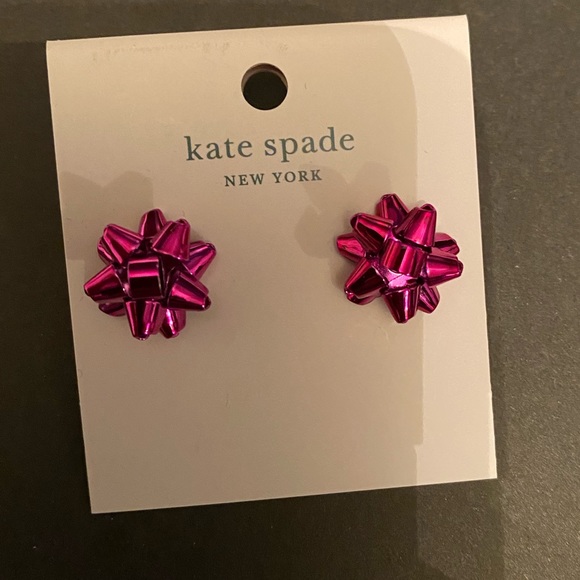 Kate Spade Pink Bow earrings